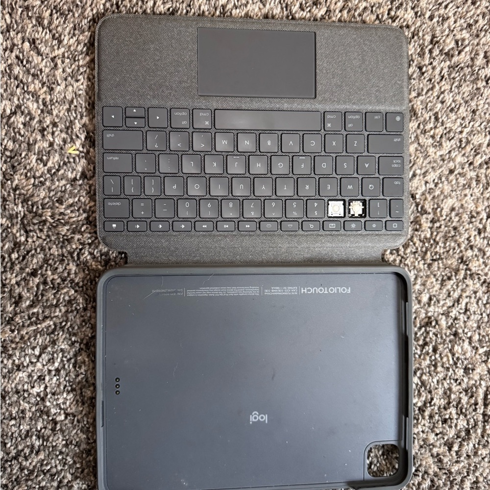 Logitech Folio Touch Keyboard Case in Dark Gray
